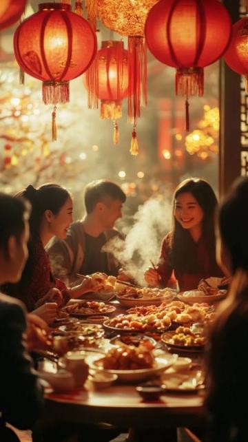 過年時節,團圓夜里的那一桌豐盛年夜飯