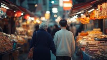 深夜街頭:一位母親帶著自閉癥兒子堅持賣涼皮