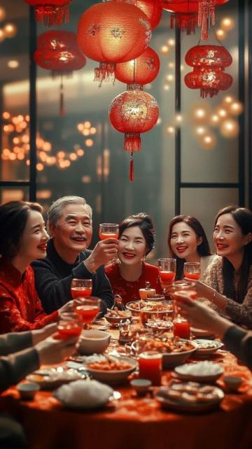 過年時節,團圓夜里的那一桌豐盛年夜飯