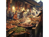 這也太會(huì)賺錢了！山東青島一對(duì)夫妻在韓國(guó)街頭擺攤賣美食
