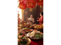 過年時節，團圓夜里的那一桌豐盛年夜飯