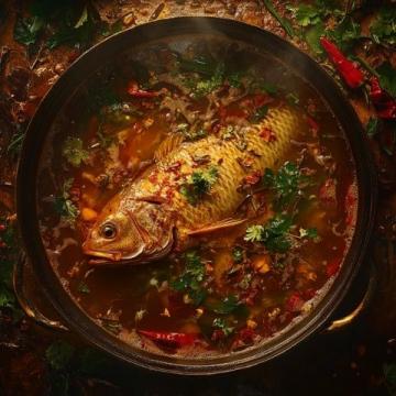 周口淮陽的小焦魚湯，不一樣的魚鮮風味