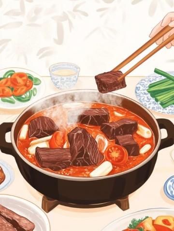 如果你想吃**火鍋味的燜飯**,可以用火鍋底料來調味,一鍋搞定,超級簡單!