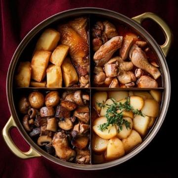 如果你想吃**火鍋味的燜飯**,可以用火鍋底料來調味,一鍋搞定,超級簡單!