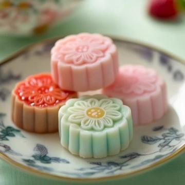 蔓越莓綠豆糕,內(nèi)餡豐厚,香滑細(xì)膩,Q彈美味!