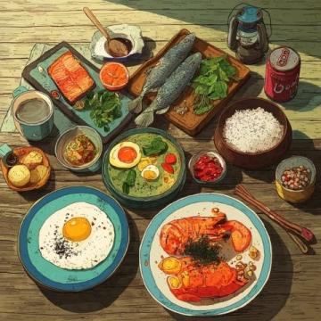 美食是一道美味的菜肴