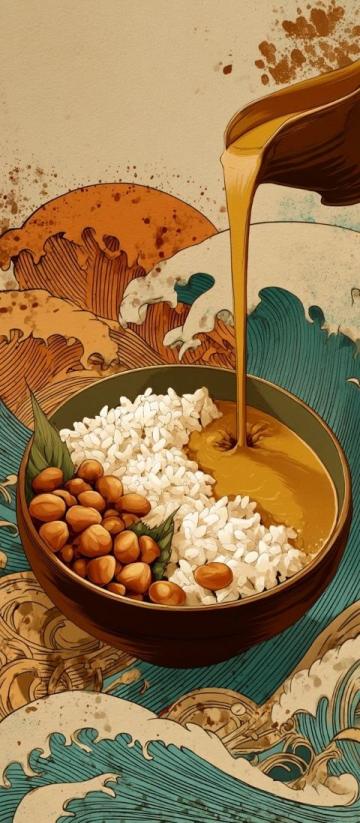 堅果焦糖糯米小船