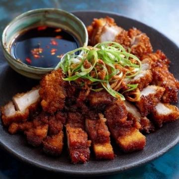 青椒干子肉絲