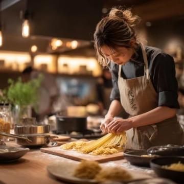 河南開封面館師傅絕技：一米大刀切出細如絲面的傳統美食傳奇