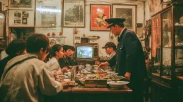 平頂山寶豐店：羊肉沖湯，每碗七次底, 顧客排隊(duì)等吃