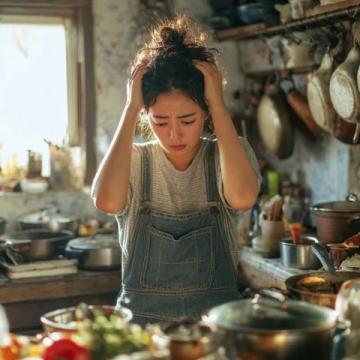 每日廚房忙碌:從早到晚的做飯與洗涮循環生活