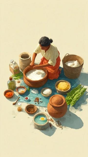 印度母親為女兒精心制作特別餐點展現深厚母愛