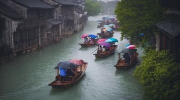 雨水中的浪漫采風(fēng)：重游拱宸橋西文化街的攝影日志