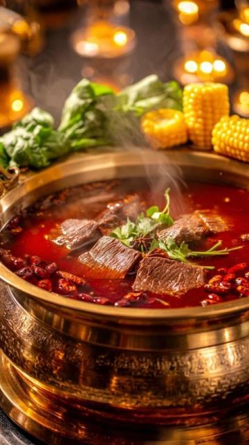 西峰下莊羊肉那可是一絕,清晨羊肉館子就開始忙碌,大鐵鍋里羊肉湯翻滾