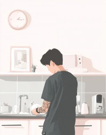每日廚房忙碌:從早到晚的做飯與洗涮循環生活