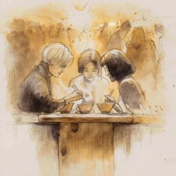 阿丘家早餐詩韻：品美味香湯，憶鄉愁悠悠