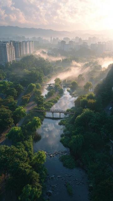 淮南市大型綜合性公園——龍湖公園：山水美景與休閑娛樂(lè)兼?zhèn)? width=