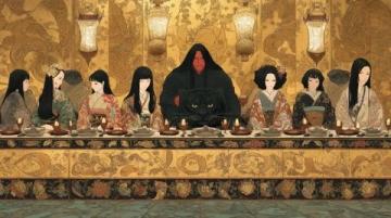 紅樓夢第四十一回：劉姥姥與林黛玉、司馬相如等人一同用餐時飲酒。