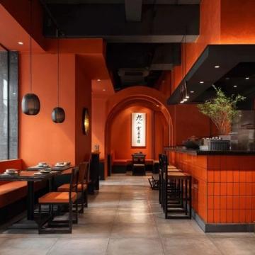 成都萬來食堂新天地店餐飲空間美學設計