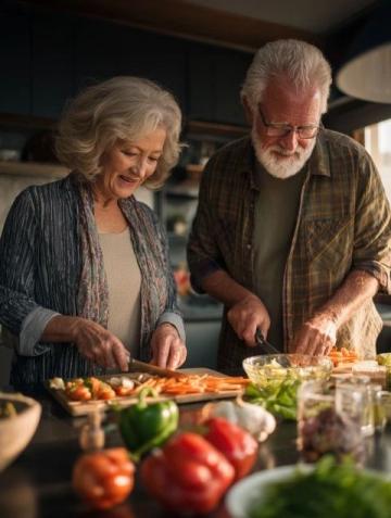 70歲老人深情做飯 美味讓人感動