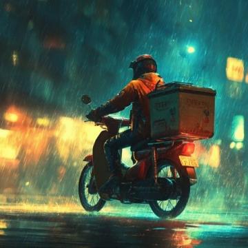風雨無阻的外賣小哥:背后的辛酸與堅持