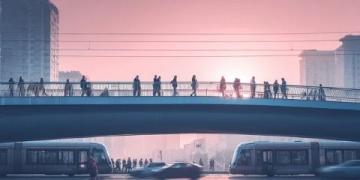 武漢夏日奇觀:楊泗港大橋下的“天空之門