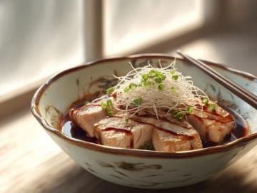 以下是一道原創(chuàng)改良版粉蒸肉食譜,以茶香解膩、果香增鮮為特色