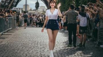離了個大譜！近日，一女孩來到法國巴黎旅游，結果在景點旁竟然看到了煎餅果子