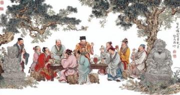 錦繡川河堤上的春日野餐記