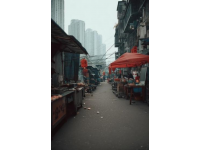 廈門僑福城居民社區的海鮮大排檔