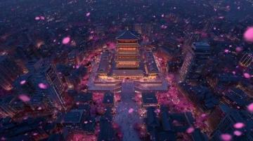天津古文化街夜景:再現千里江山圖之美