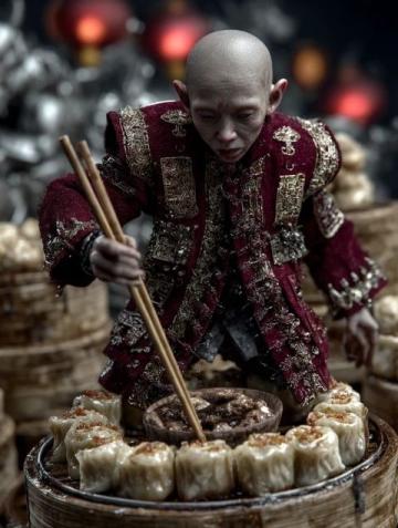 抖音上的大胃王直播生吃羊腿，狂懟十斤切糕，看著就過(guò)癮！