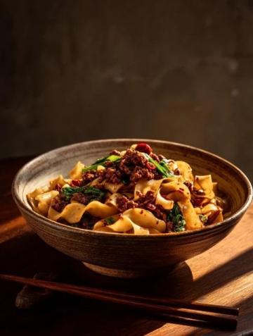 保定蘇坨面粉自制手搟炸醬面,五花肉香其醬,豐衣足食家庭美食
