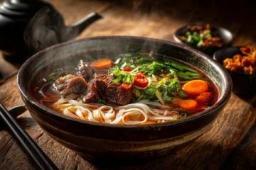 寶雞流行的四川美食:成都麻辣肉餅與特色米線組合
