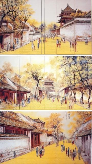 眉山市東坡水街穿越千年的詩意畫卷