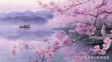 桃花湖度假水域風(fēng)光，風(fēng)格文案任你挑選