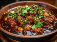 華城餐廳特色炸腐衣西蠣和炸豬肉口感佳但價(jià)格稍高