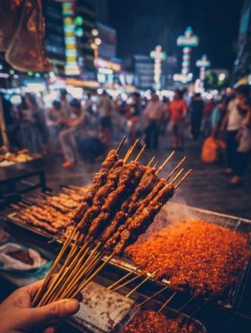 浐灞燒烤美食地圖，讓你一次吃個夠