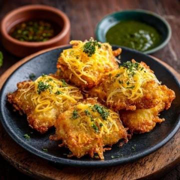 簡單不揉面的開口笑零食，香酥可口自己做更衛生