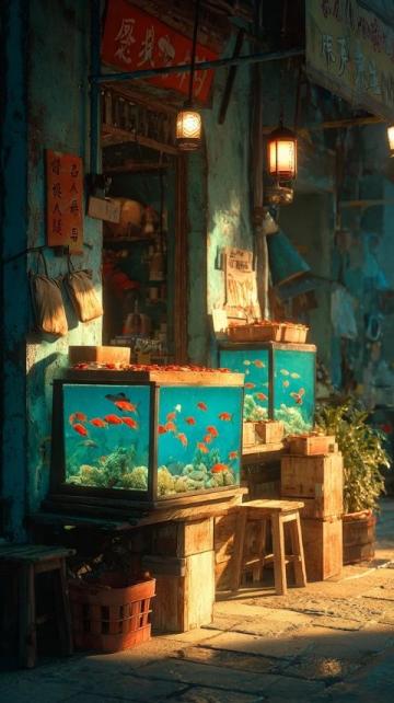 廈門僑福城居民社區(qū)的海鮮大排檔