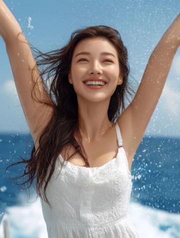 一名伊朗美女網紅在游覽桂林后,感慨萬千的落淚了