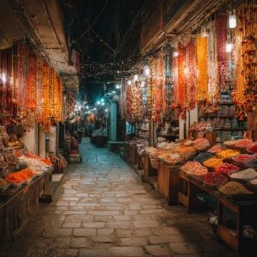 一條小巷子的輪回，幾十家店鋪熱鬧欲滴