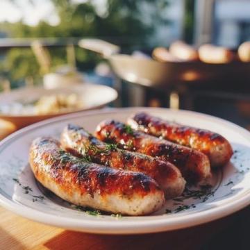 自制脆皮豬肉腸，外酥里嫩無添加更健康