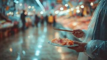 浙江舟山沈家門漁港夜排檔之旅：品嘗新鮮海鮮，感受地方特色