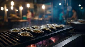 浙江舟山沈家門漁港夜排檔之旅：品嘗新鮮海鮮，感受地方特色