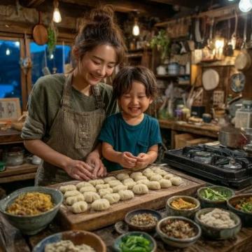 青島周末美食時光:兒子下廚土豆泥蓋飯和蒸海虹,美味滿滿一家歡聚