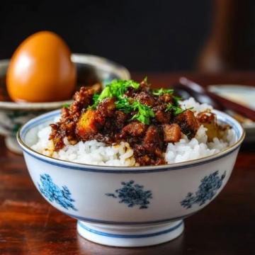 高平名吃店的超級美味:炒餑子、酸菜黑圪條和核桃肉的完美組合