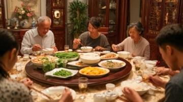 信陽(yáng)企業(yè)家劉文新在好友家買豬肉后熱情款待大家