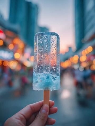 4月25日蘭州公交集團推出特色文創雪糕,重現城市歷史與現代之美