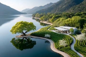 信陽浉河區文新茶村:茶香與美景交織的世外桃源